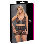 C.C. Curves-Zwart Jarretelsetje met Soft-BH & Slip 2XL