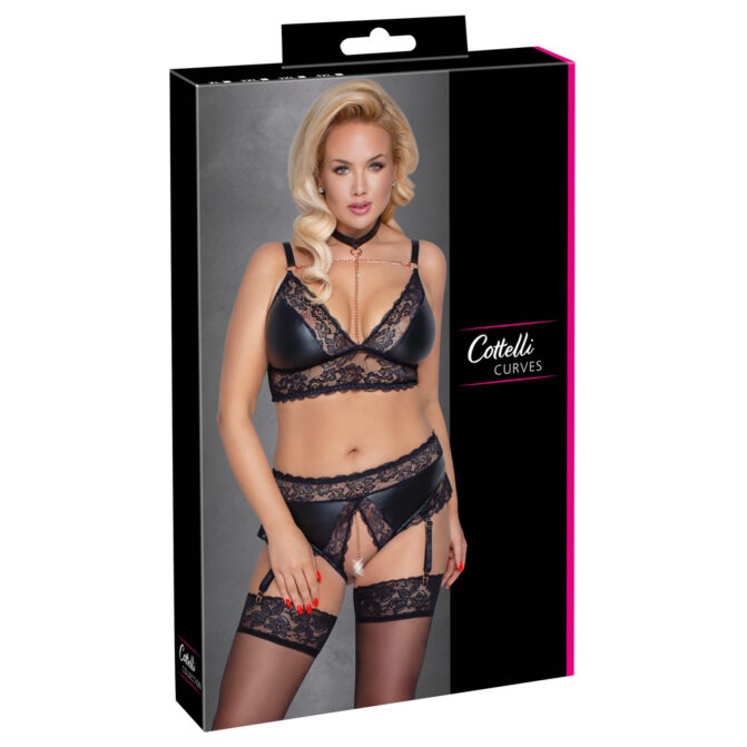 C.C. Curves-Lingerieset Zwart C.C. Curves-Lingerieset Zwart