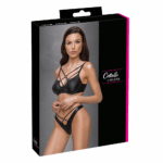 Cottelli Lingerie-Bh Set Zwart