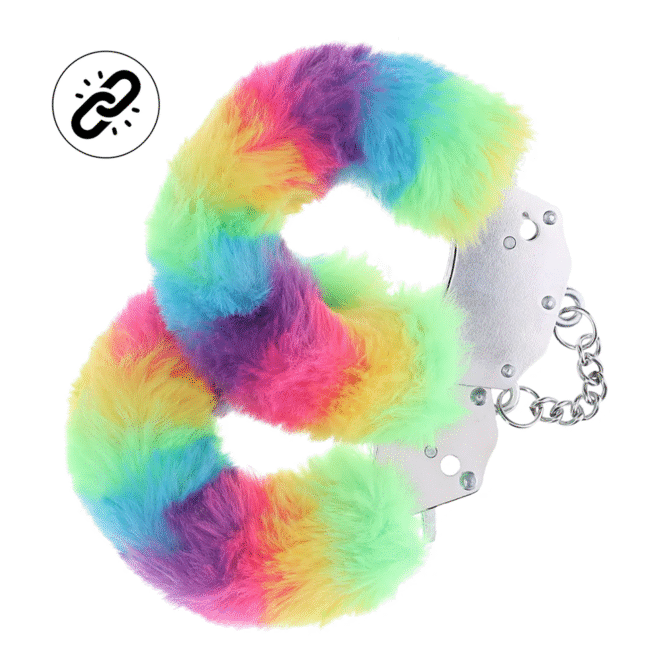 Ouch!-Heavy-Duty Fluffy Handboeien - Multicolor 1