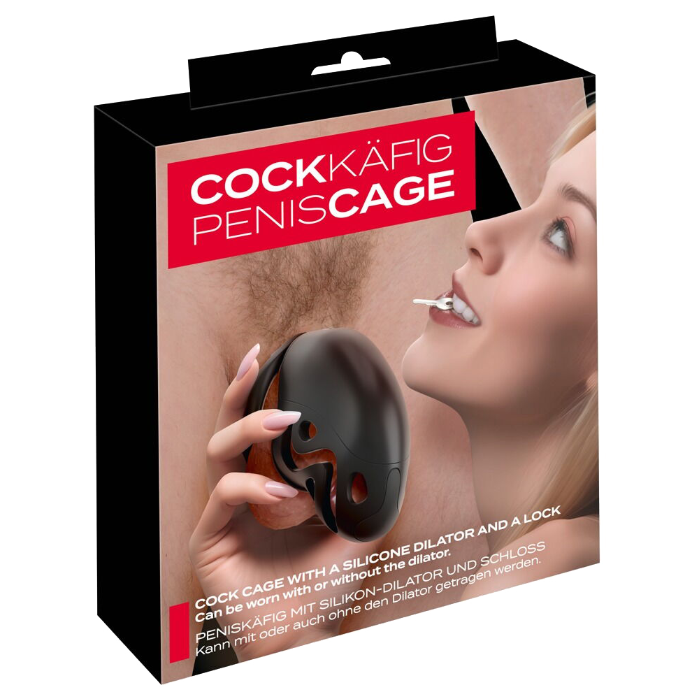 Y2t-Cock Cage with a Silicone Dilator and Lock