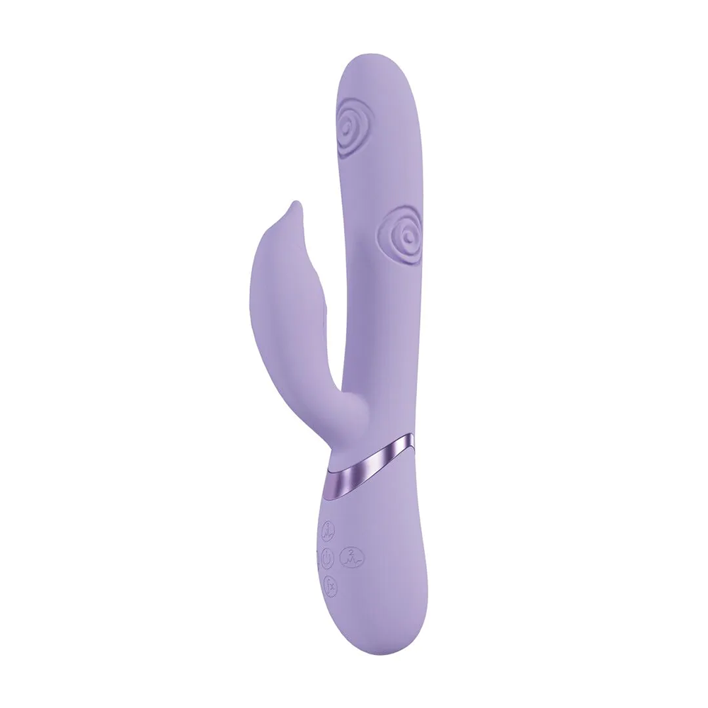 Vive-Pallina - G-Spot Vibrating and Tapping Beads Clitoral Stimulator - Lavender