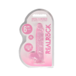Realrock-Realistische Dildo met Ballen - 15 cm / 6" Pink