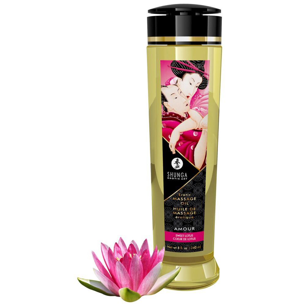 Shunga-Erotic Massage Oil Seduction 250 ml/Midnight Flower