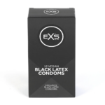 EXS Condooms-EXS Black Latex Condooms 12 stuks