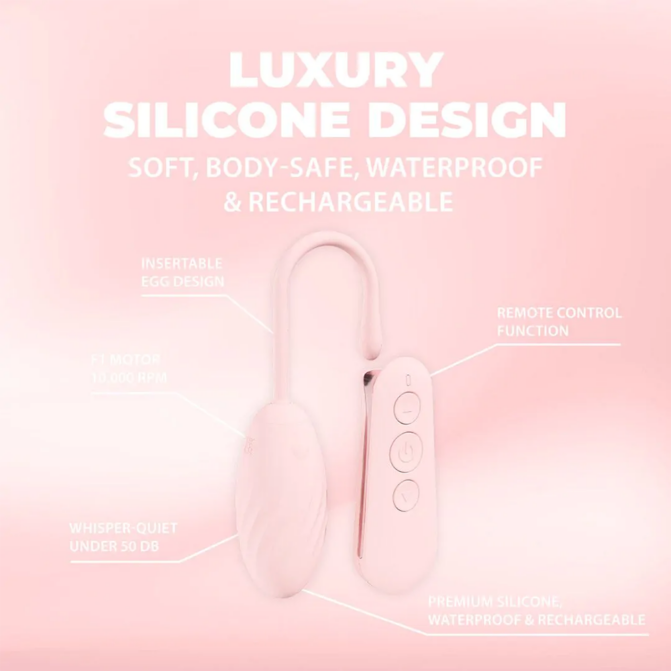 Loveline-Felicite - Vibratie Eitje 10 functies - Roze