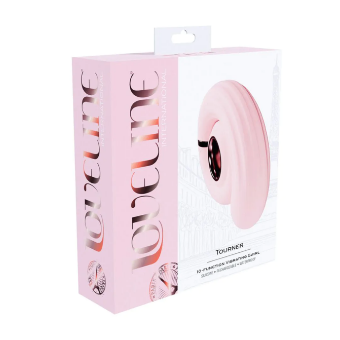 Loveline-Tourner - Vibrating Swirl Vibrator - Roze Loveline-Tourner - Vibrating Swirl Vibrator - Roze