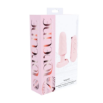 Loveline-Velvet - Vibrerende Plug met Afstandsbediening - Roze