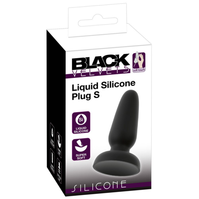 Black Velvets-Liquid Silicone Plug Small
