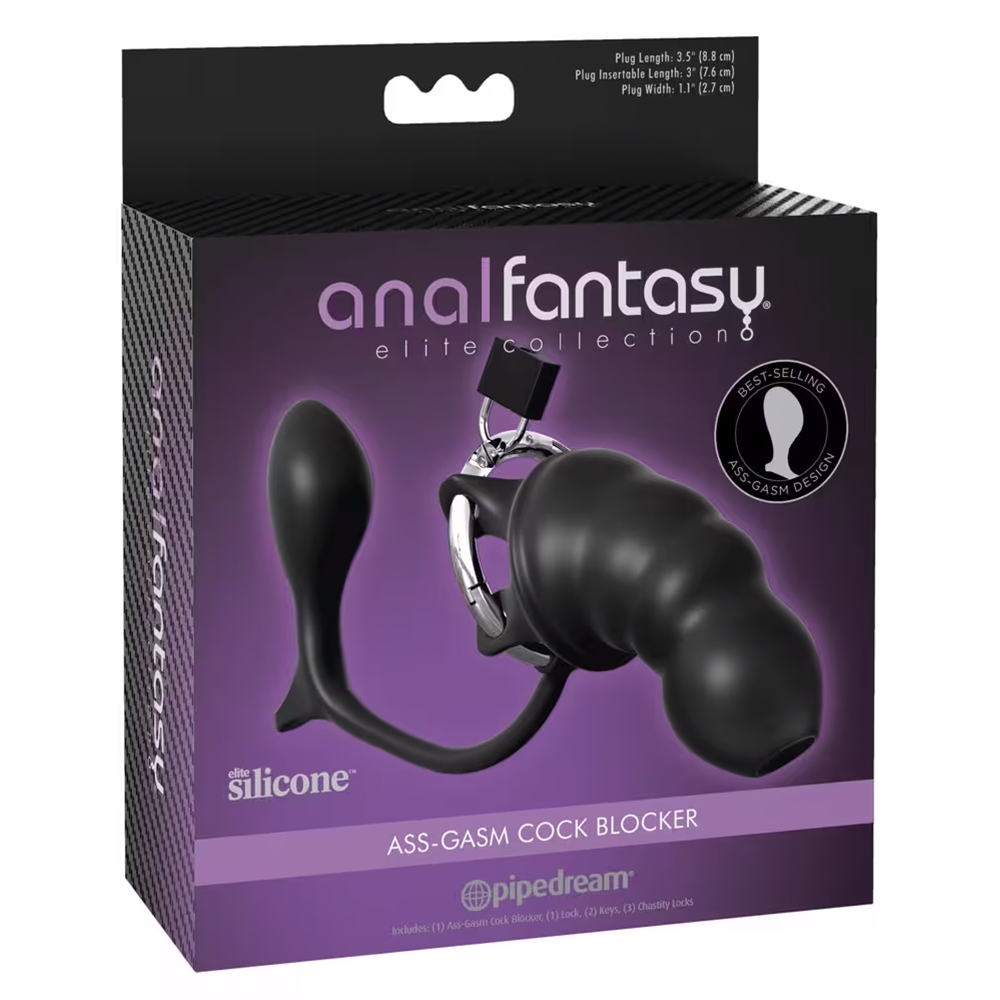 Anal Fantasy-Ass-Gasm Cock Blocker