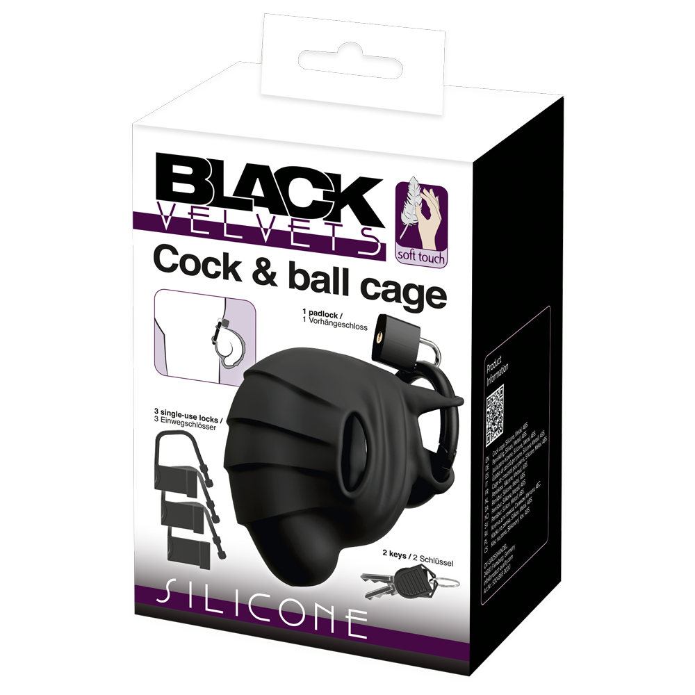 Black Velvets-Cock & Ball Cage