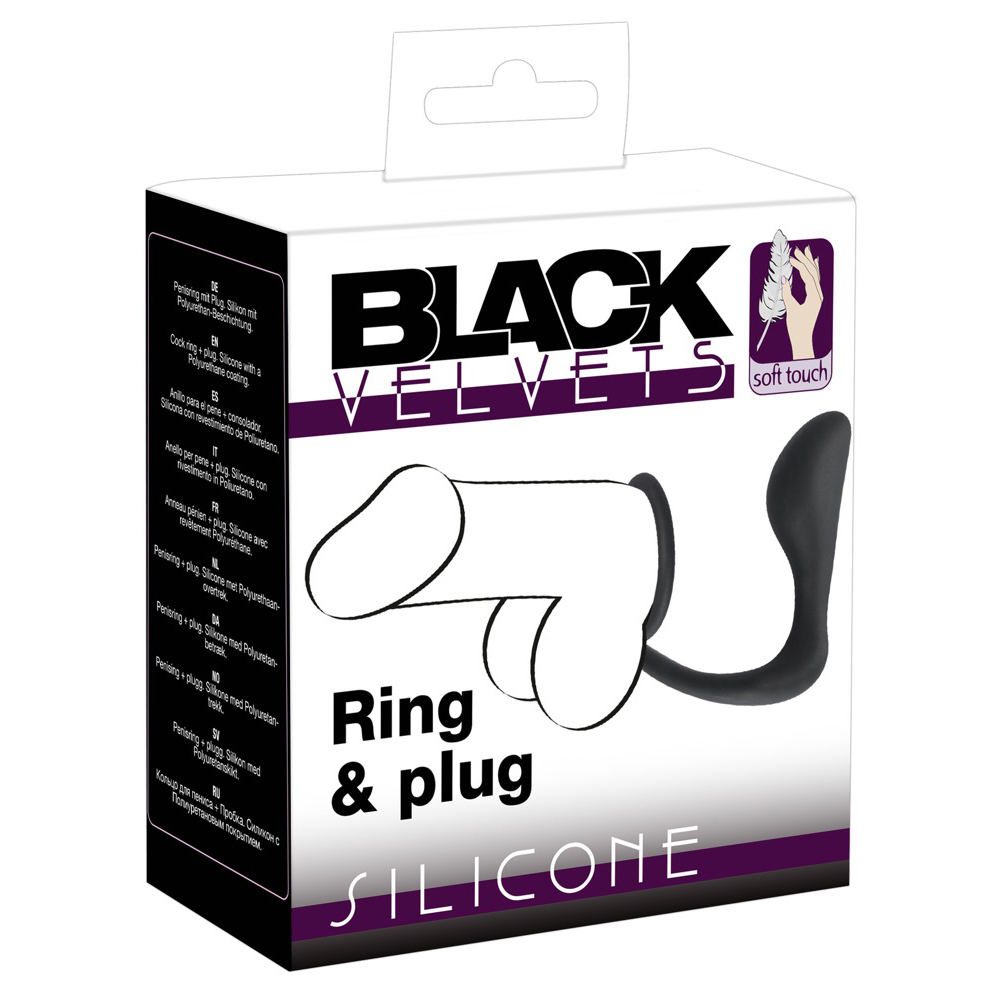 Black Velvets-Ring & Plug Silicone