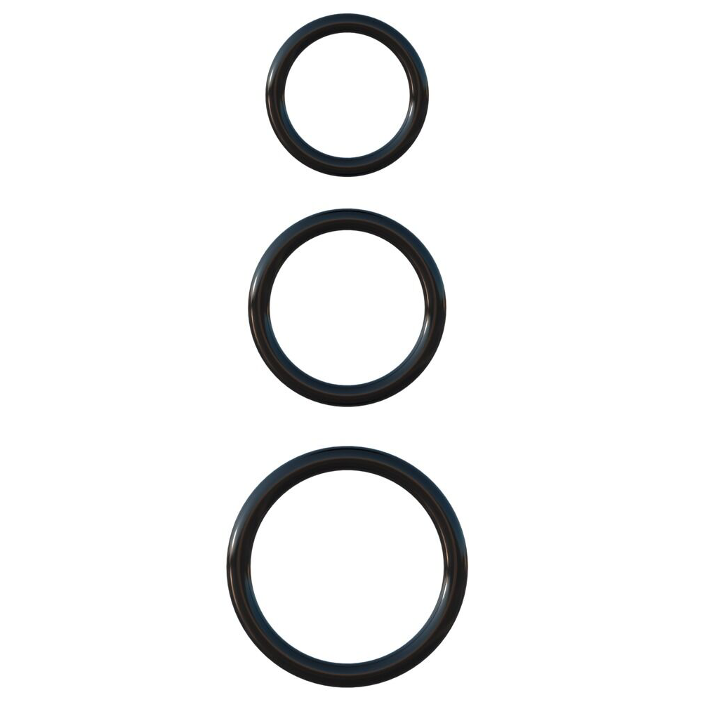 Fantasy C-Silicone 3-Ring Stamina Set