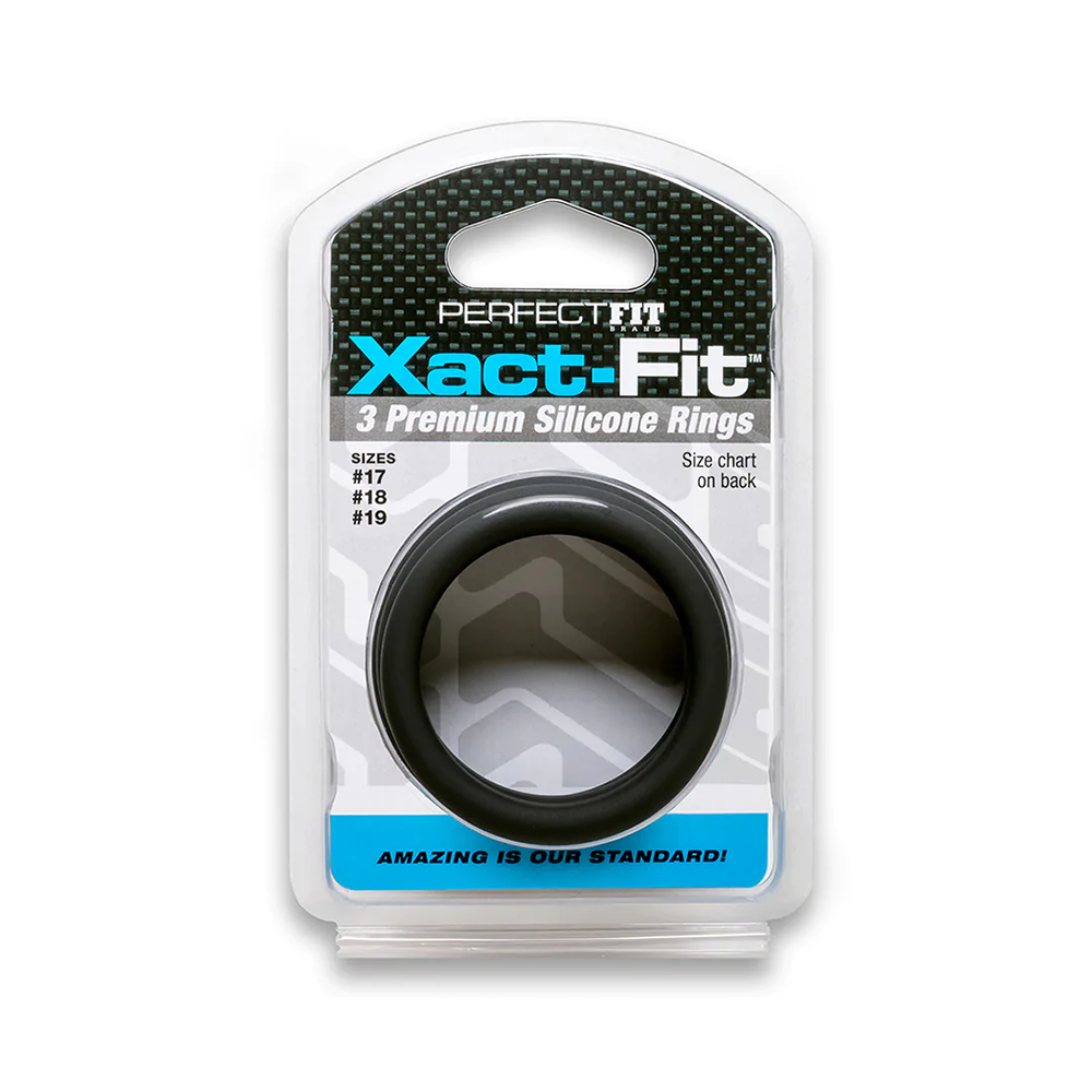 Perfect Fit-Xact-Fit Cockring 3-Pack M/L