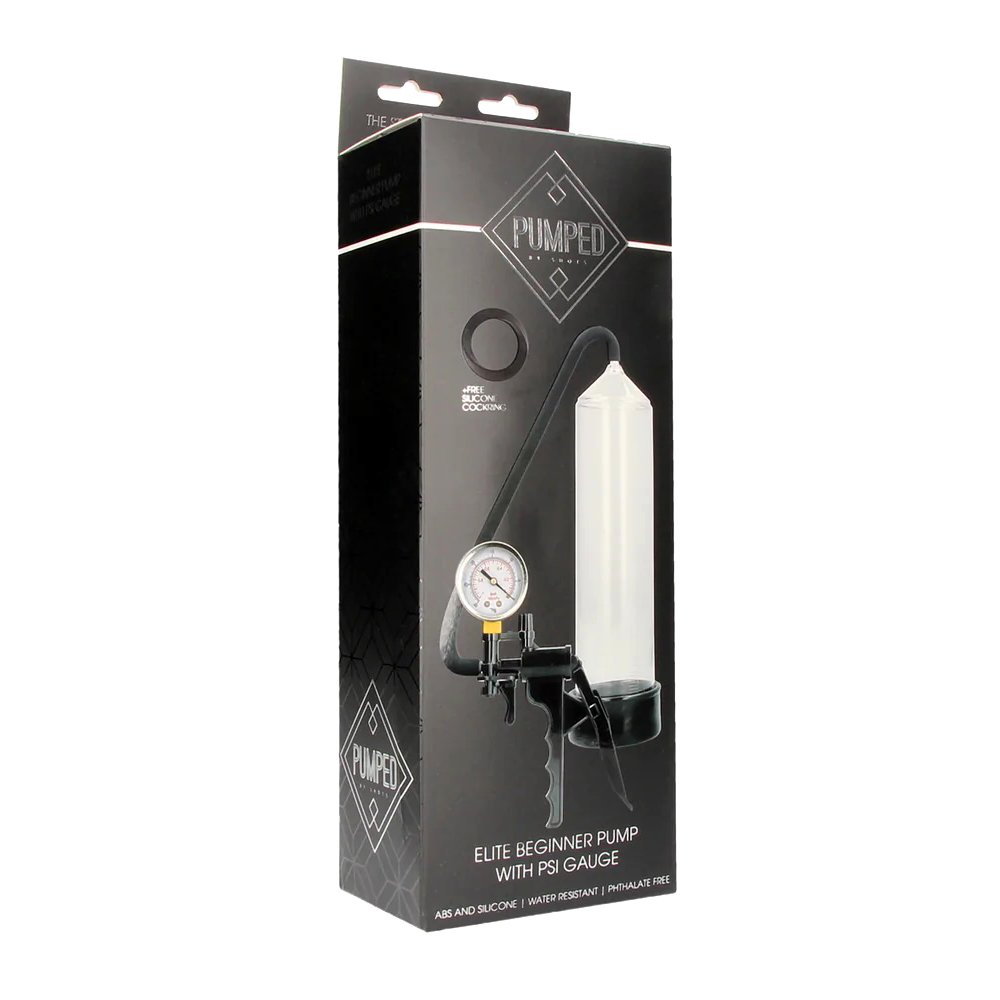 Pumped-Elite Pomp met PSI-meter