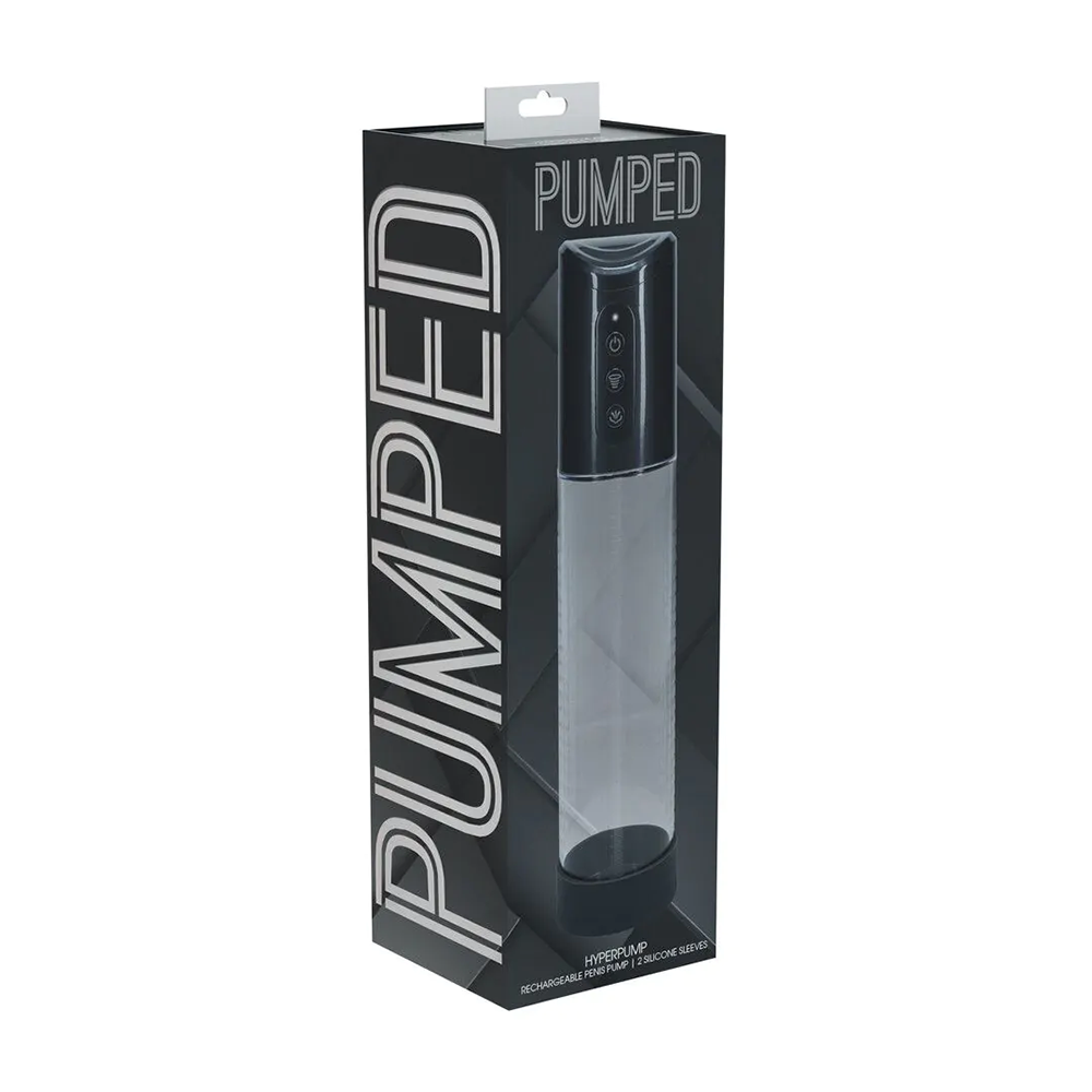 Pumped-HyperPump - Oplaadbare Penispomp - Gun Metal