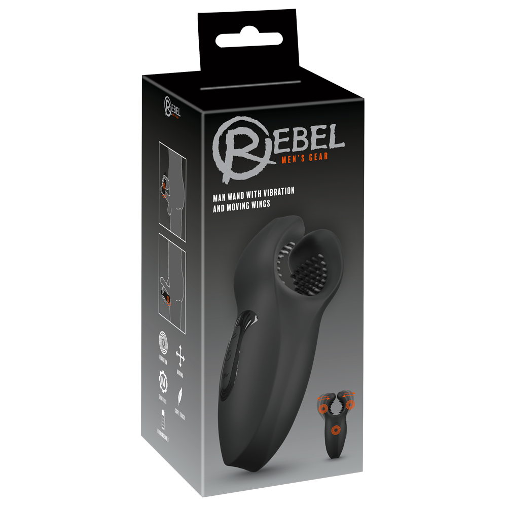Rebel-Man Wand with Vibration and Moving Wings