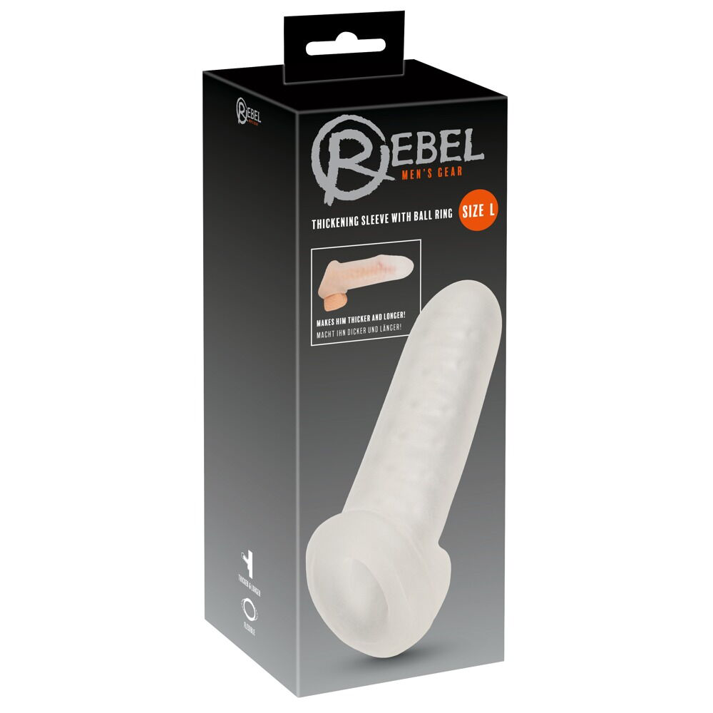 Rebel-Thickening Sleeve with Ball Ring 18,0 cm