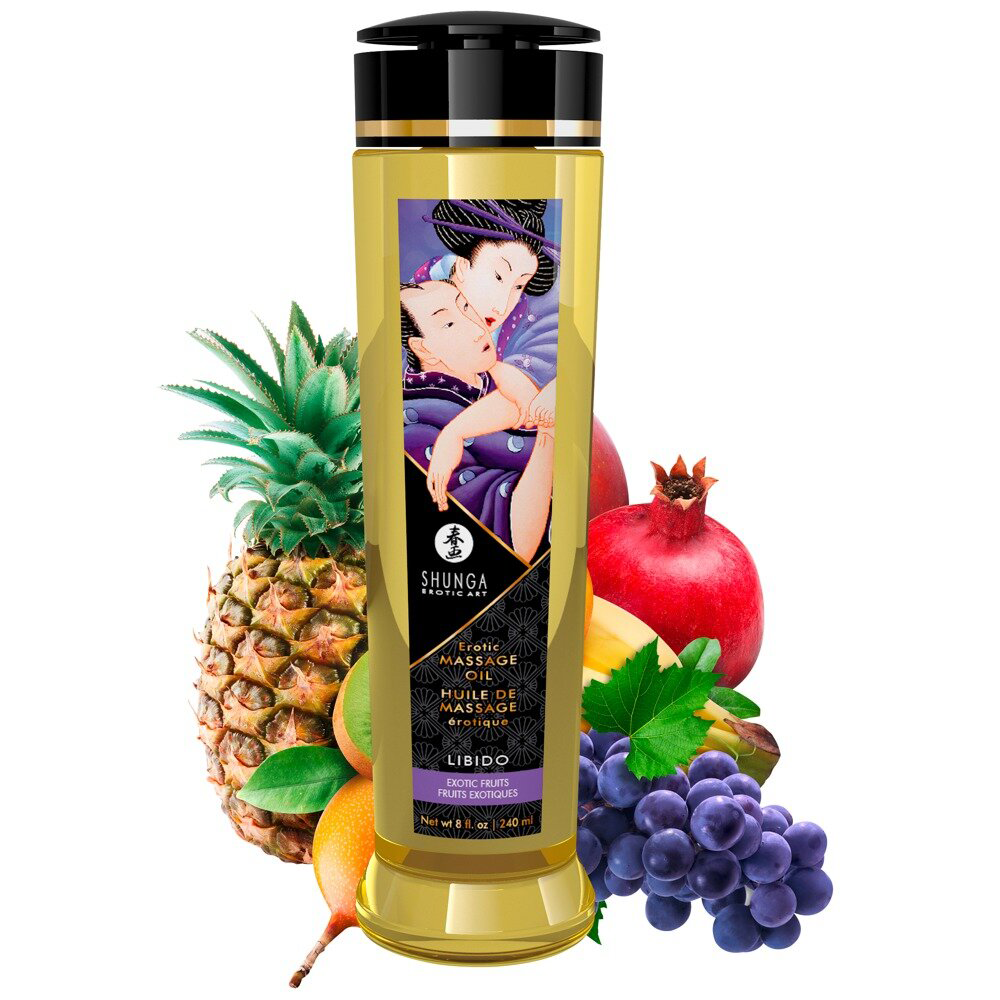 Shunga-Erotic Massage Oil Libido 250 ml/Exotic Fruits