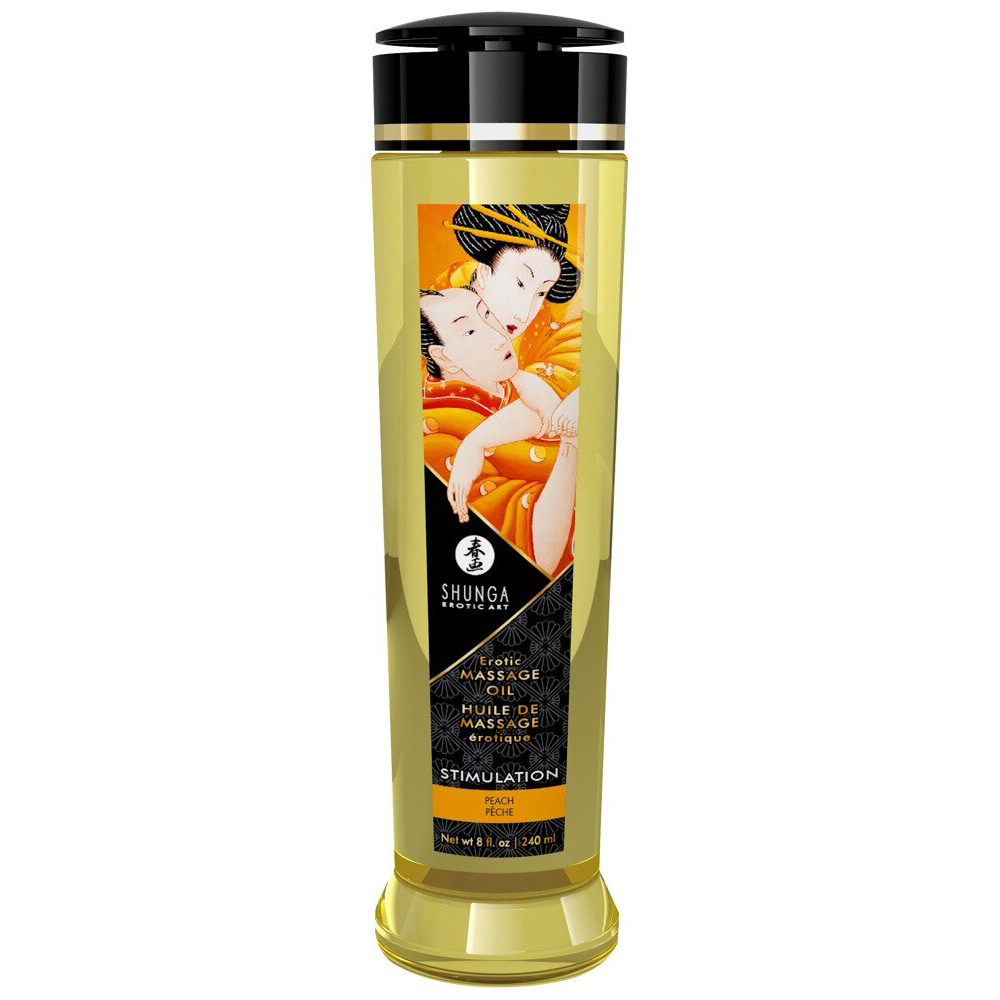 Shunga-Erotic Massage Oil Stimulation 250 ml/Peach
