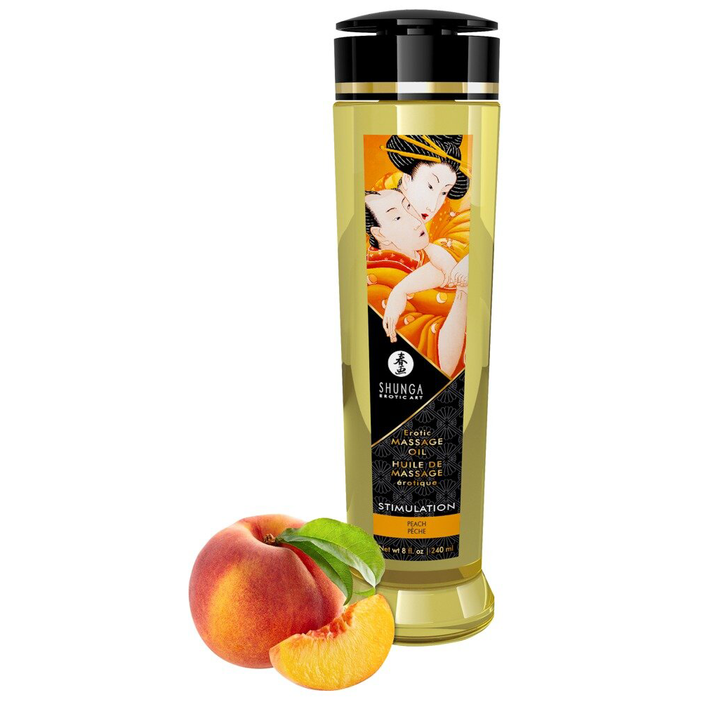 Shunga-Erotic Massage Oil Stimulation 250 ml/Peach