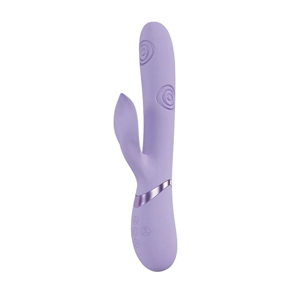 Vive-Fronda - G-Spot Vibrating and Tapping Leaf Clitoral Stimulator - Lavender