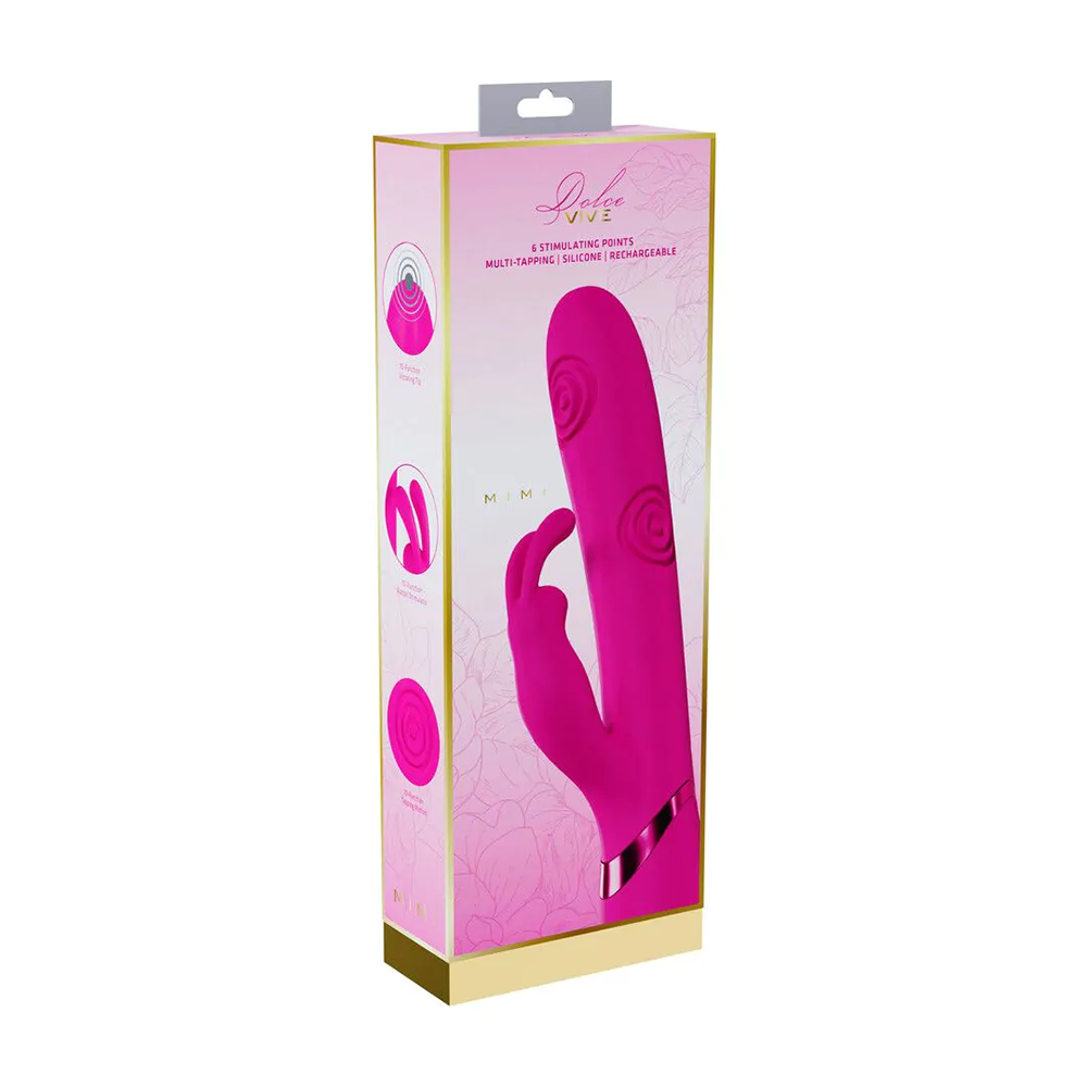 Vive-Mimi - G-Spot Vibrating and Tapping Rabbit - Pink