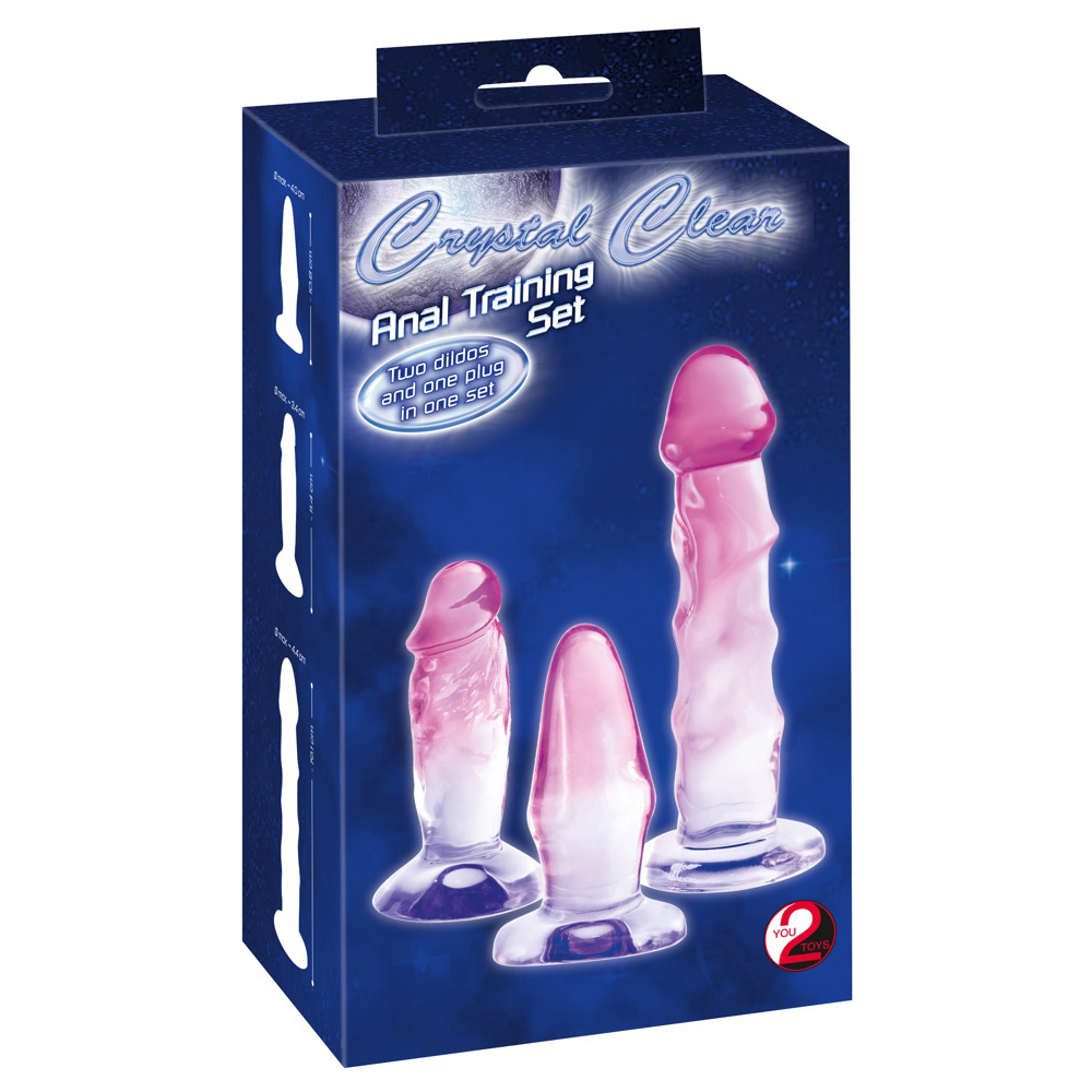 You 2 Toys-Anal Training set Crystal Pink