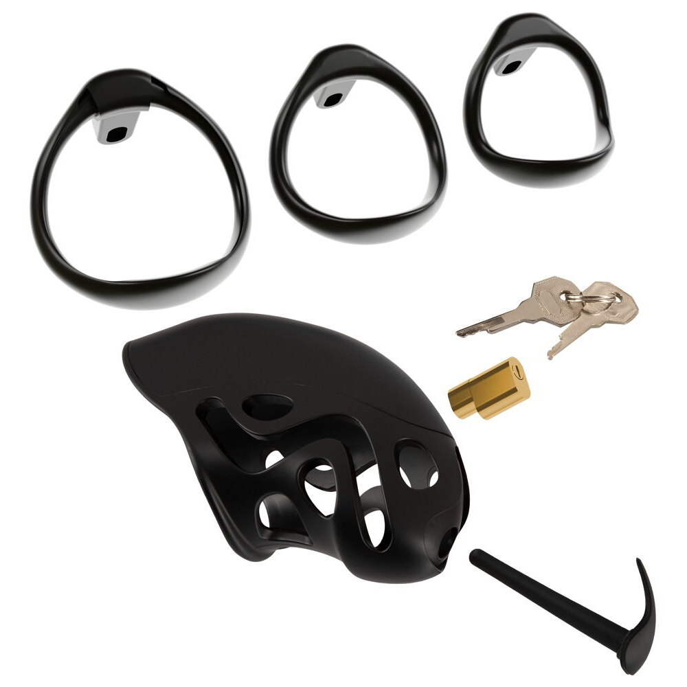 You 2 Toys-Cock Cage with a Silicone Dilator and Lock