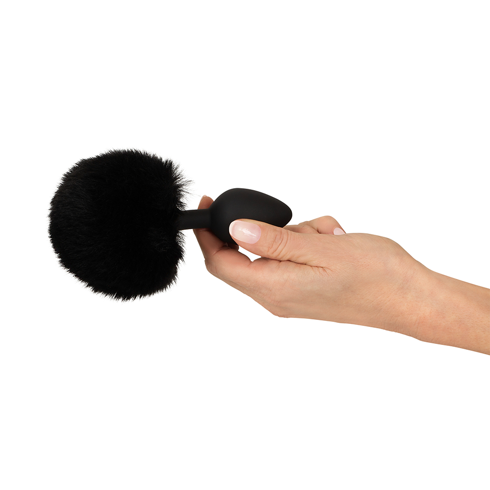 You 2 Toys-Fluffy Tail Zwart Medium