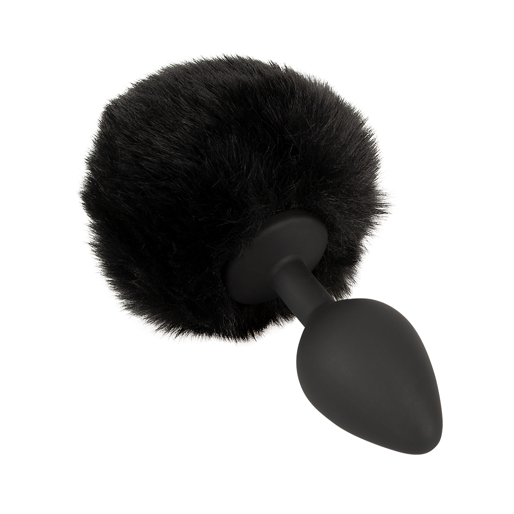 You 2 Toys-Fluffy Tail Zwart Medium