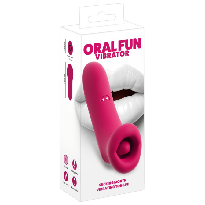 You 2 Toys-Oral Fun Vibrator Sucking Mouth Vibrating Tongue